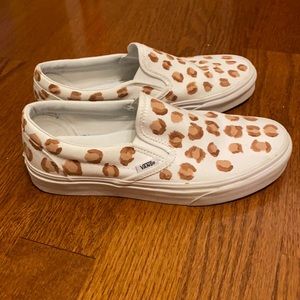 Custom Cheetah Print Vans!!